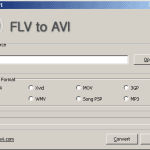 FLV to AVI converter